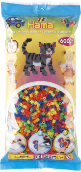 Hama-Perlen 6.000 Perlen pastellfarben